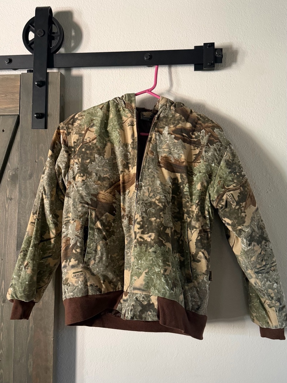 Carhartt Kids' Camo Hooded Jacket - Brown/Green